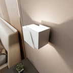 Wandlamp wit gepoedercoat staal, modern, G9-fitting, 17 x 13 cm – voor gang, trap en entree