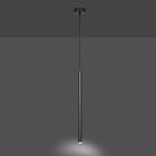 Hanglamp gepoedercoat staal Selter zwart, minimalistisch, hoogte verstelbaar, 1 lichtpunt G9 – eettafel of zithoek