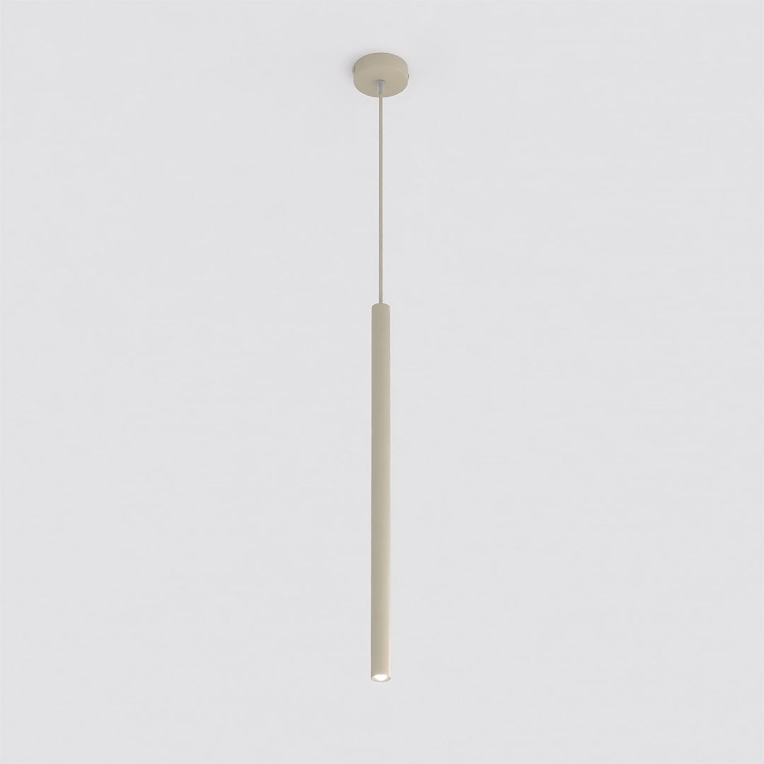 Hanglamp Selter staal modern beige, 1 fitting G9, max. 8 W led, verstelbare hoogte