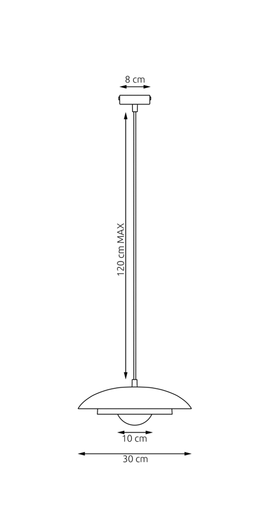 Hanglamp Skin gepoedercoat staal Scandinavisch wit met oranje binnenkant Ø 30 cm, verstelbaar, voor eettafel en woonkamer