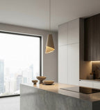 Hanglamp gepoedercoat staal en stoffen kap, modern Mode, rotan, kap Ø 20 cm, E27, verstelbare hoogte