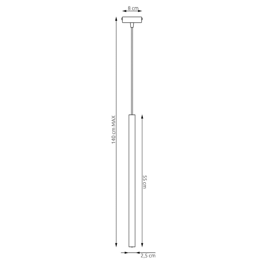 Hanglamp Selter staal modern beige, 1 fitting G9, max. 8 W led, verstelbare hoogte