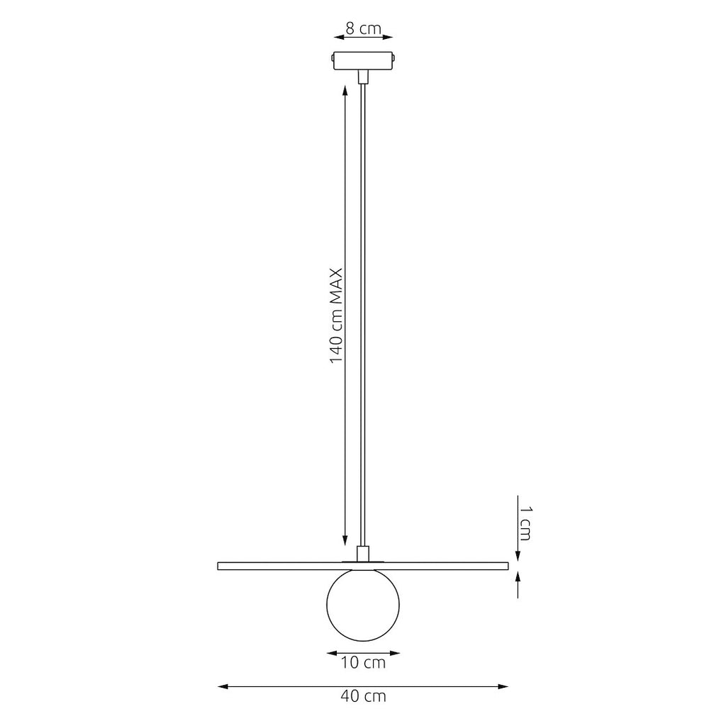 Hanglamp vilt en gepoedercoat staal Calma, boho, beige – Ø 40 cm, voor slaapkamer en woonkamer