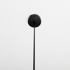 Hanglamp gepoedercoat staal glas modern Cosmo zwart met grafiet kap Ø 14 cm, 1 lichtpunt E14