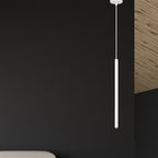 Hanglamp Selter gepoedercoat staal minimalistisch wit, hoogte verstelbaar, 1 x G9-fitting