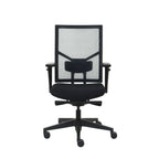 Bureaustoel ergonomisch mesh zwart, Regain-stoffering, 4D-armleggers en synchroonmechaniek