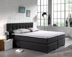 Splittopper hoeslaken percal katoen wit 160 x 220 cm, hoekhoogte 15 cm, voor boxspring of matras