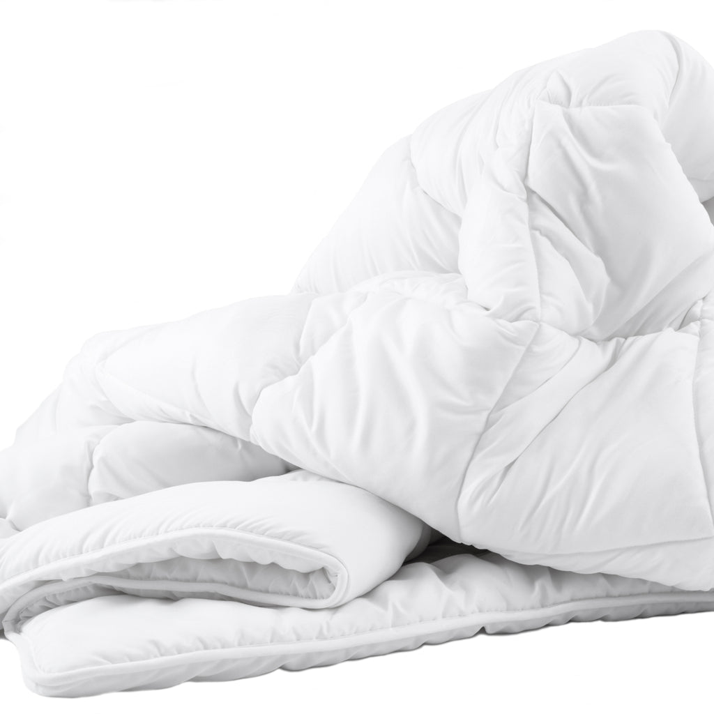 Dekbed enkel all-season micropercal wit 200 x 220 cm, warmteklasse 2, anti-huisstofmijt