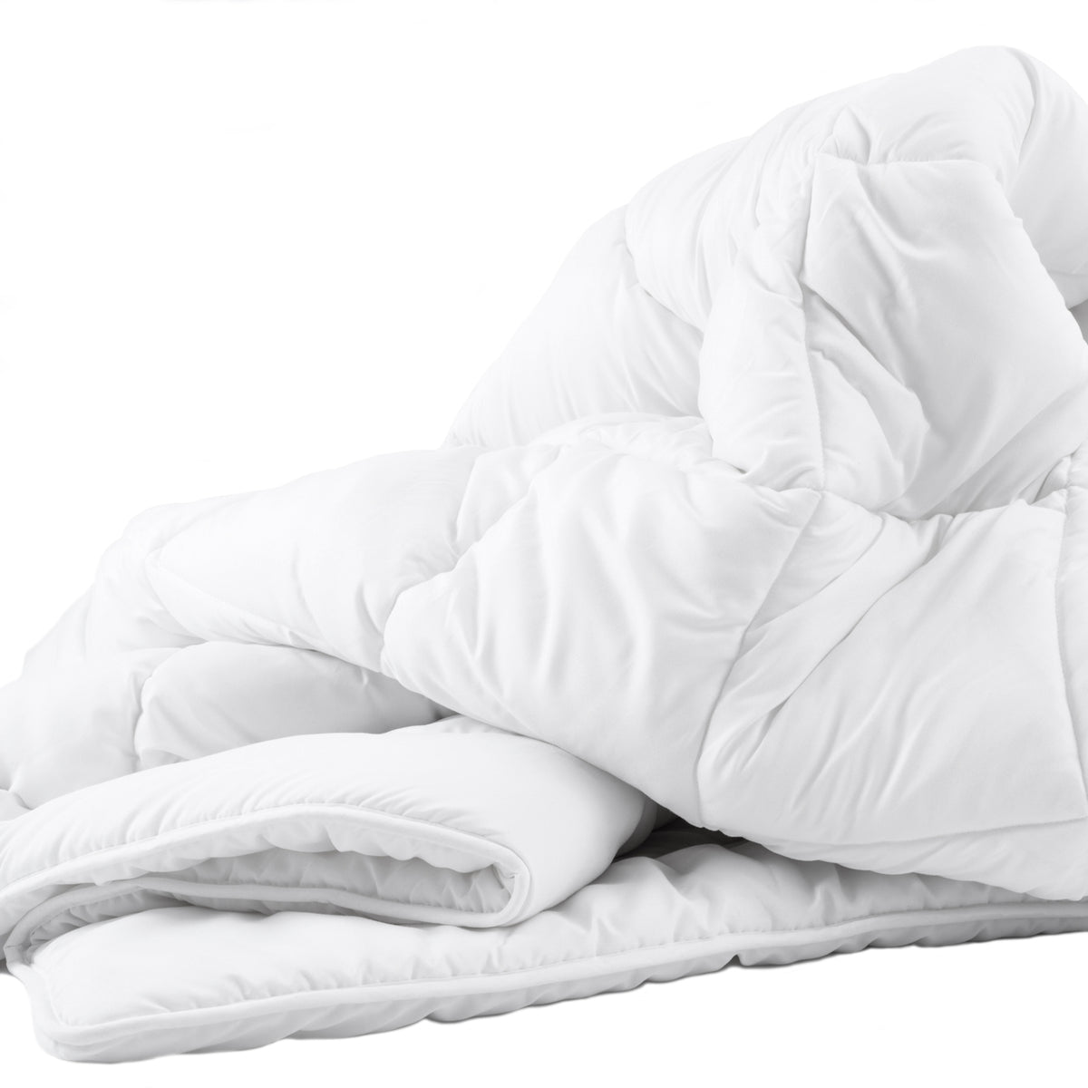 Dekbed enkel all-season micropercal wit 200 x 220 cm, warmteklasse 2, anti-huisstofmijt
