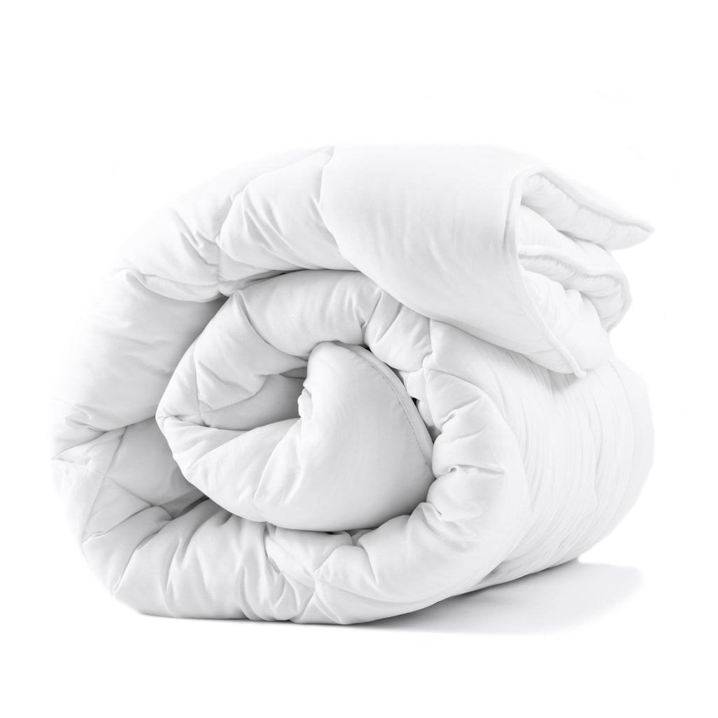 Dekbed enkel all-season micropercal wit 200 x 220 cm, warmteklasse 2, anti-huisstofmijt