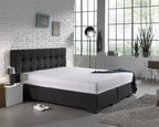 Hoeslaken molton katoen wit 180 x 200/220 cm, hoekhoogte 30 cm, vochtabsorberend