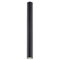 Plafondlamp gepoedercoat staal minimalistisch Tecno 1xl zwart, 1 GU10-fitting voor woonkamer, keuken en gang