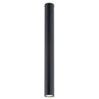 Plafondlamp gepoedercoat staal minimalistisch Tecno 1xl zwart, 1 GU10-fitting voor woonkamer, keuken en gang