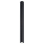Plafondlamp gepoedercoat staal minimalistisch Tecno 1xl zwart, 1 GU10-fitting voor woonkamer, keuken en gang