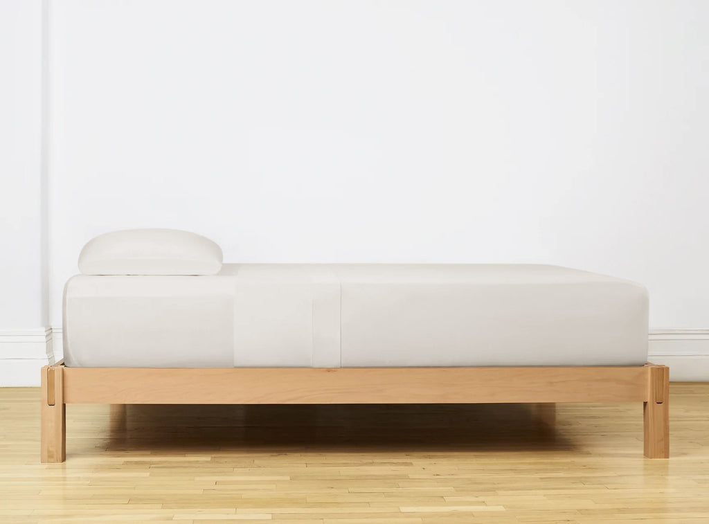 Laken katoen T144 crème 250 x 260 cm, zacht, ademend en vochtabsorberend