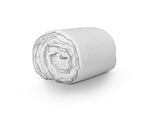 Dekbed eenpersoons percale katoen wit 240 x 200 cm, warmteklasse 2, vulling 400 g/m²