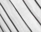 Dekbed eenpersoons percale katoen wit 240 x 200 cm, warmteklasse 2, vulling 400 g/m²