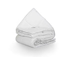 Dekbed percale katoen wit 240 x 220 cm, warmteklasse 2, 400 g/m² vulling, carré gestikt