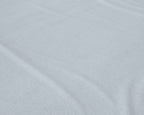 Hoeslaken flanel katoen grijs 180 x 200/210 cm, hoekhoogte 30 cm, voor tweepersoonsbed