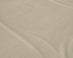 Hoeslaken flanel katoen taupe 180 x 200/210 cm, geschikt voor matrassen tot 30 cm hoekhoogte