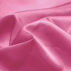 Dekbedovertrek micropercal satijn effen fel roze 140 x 220 cm, met kussensloop 60 x 70 cm