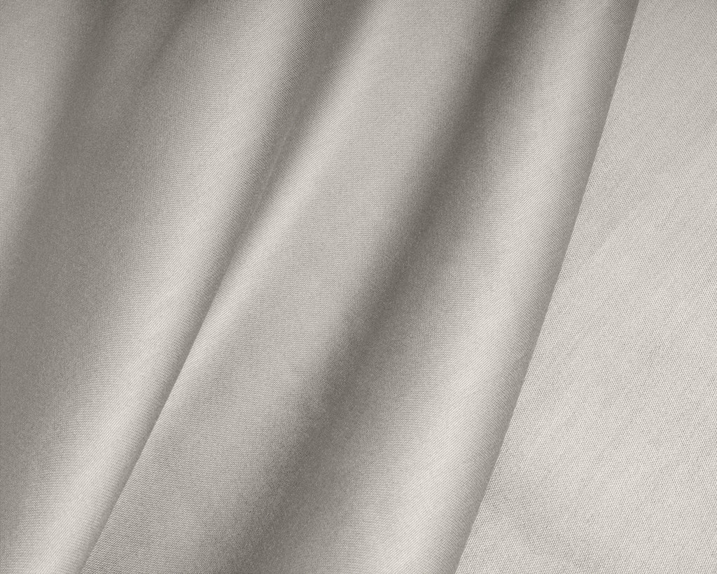 Hoeslaken katoensatijn T210 crème 90 x 200 cm, hoekhoogte 30 cm, zacht met lichte glans