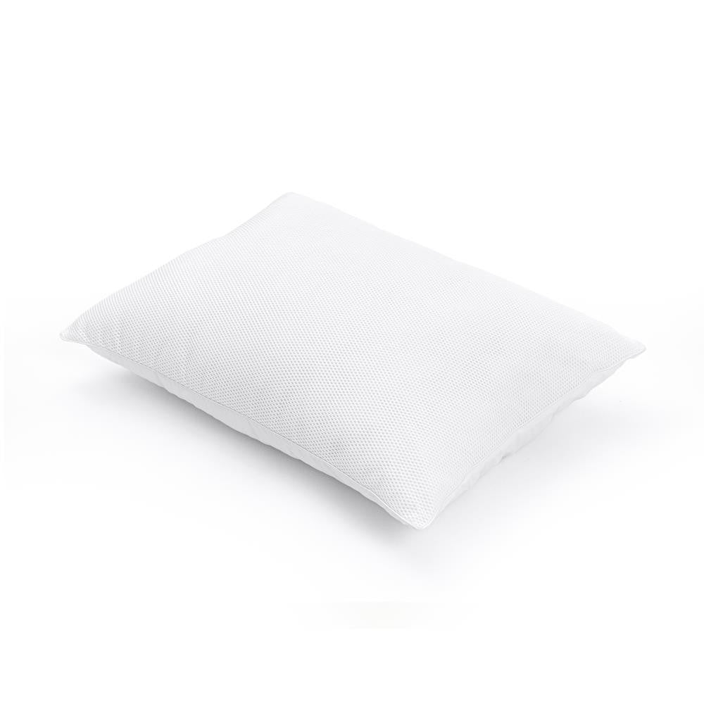 Hoofdkussen microgel ventilerend 3D-mesh perkal-katoen wit 50 x 70 cm, laag en medium stevig