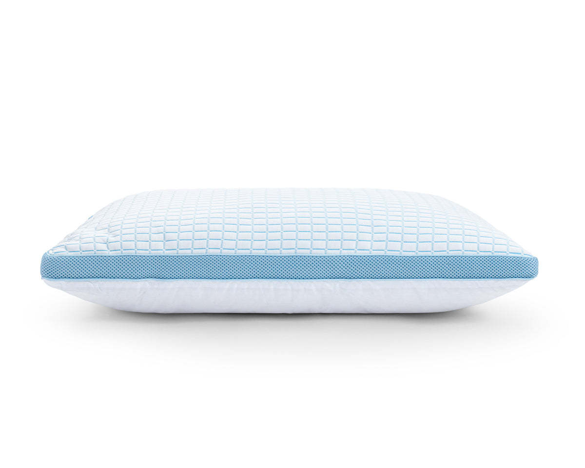 Hoofdkussen verkoelend microgel Blue Cell Tech 3D, wit, 50 x 70 cm, voor rug-, zij- en buikslapers