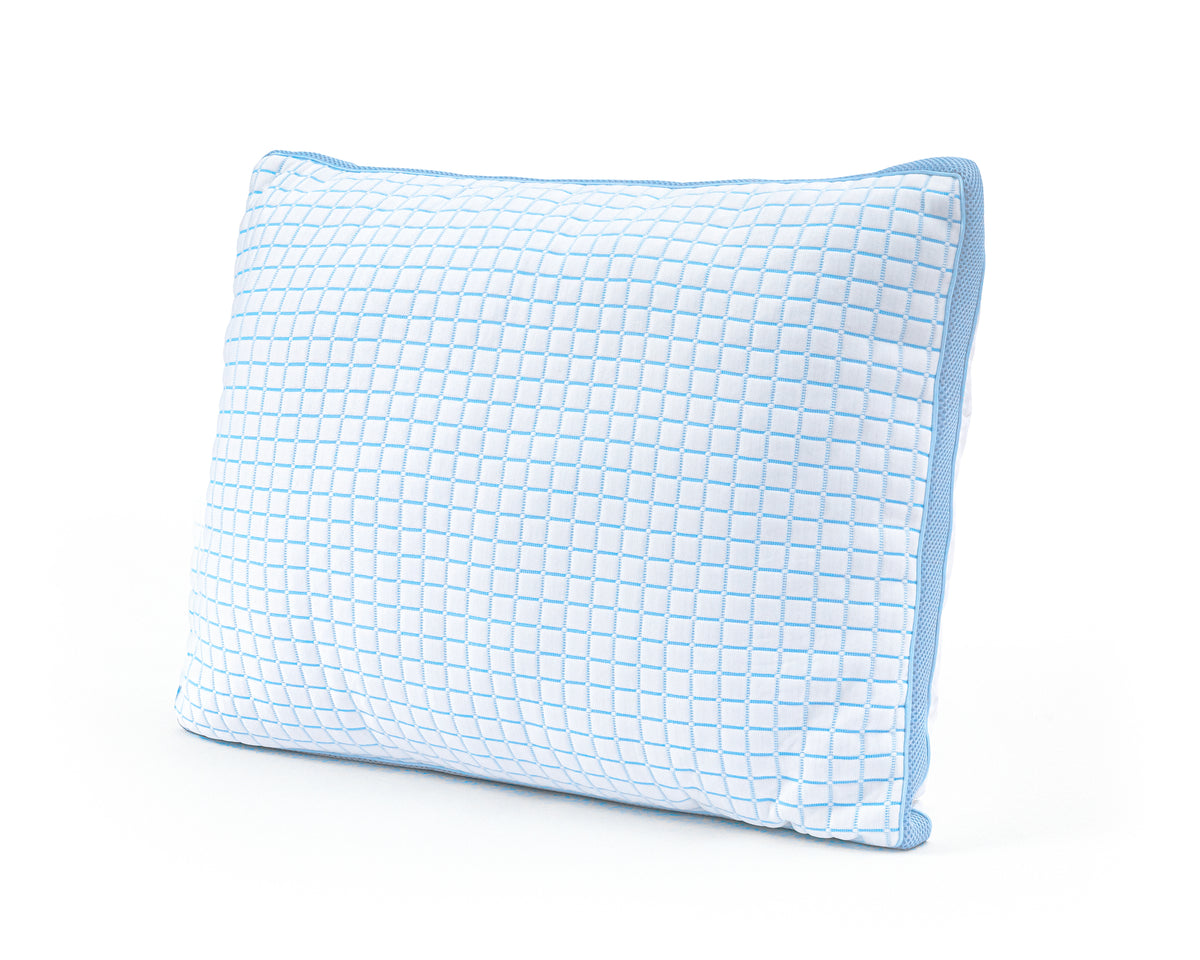 Hoofdkussen verkoelend microgel Blue Cell Tech 3D, wit, 50 x 70 cm, voor rug-, zij- en buikslapers