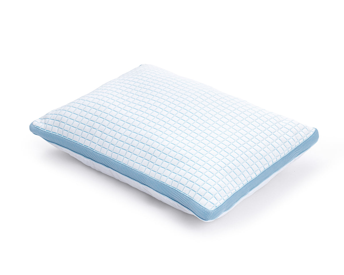 Hoofdkussen verkoelend microgel Blue Cell Tech 3D, wit, 50 x 70 cm, voor rug-, zij- en buikslapers