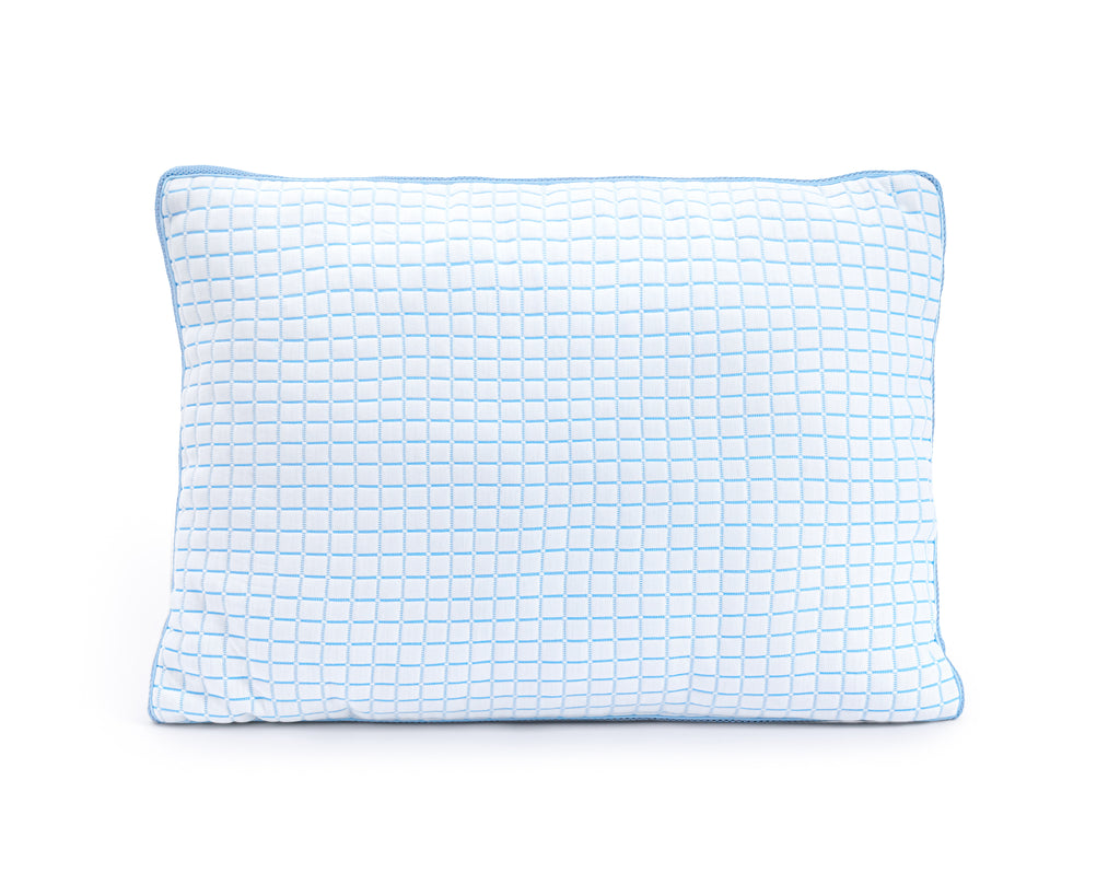 Hoofdkussen verkoelend microgel Blue Cell Tech 3D, wit, 50 x 70 cm, voor rug-, zij- en buikslapers