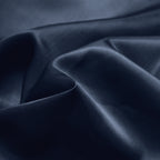 Dekbedovertrek micropercal satijn effen marineblauw 200 x 220 cm, met 2 kussenslopen 60 x 70 cm