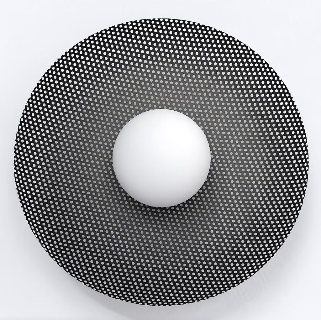 Wandlamp gepoedercoat staal modern Vibez K1 zwart met witte kap, 30 x 13 x 30 cm, G9 led