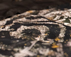 Dekbedovertrek katoensatijn Wild Granite zwart 200 x 220 cm, met kussenslopen 60 x 70 cm