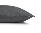 Dekbedovertrek Egyptisch katoen perkal T200 antraciet 140 x 200/260 cm, met kussenslopen 80 x 80 cm