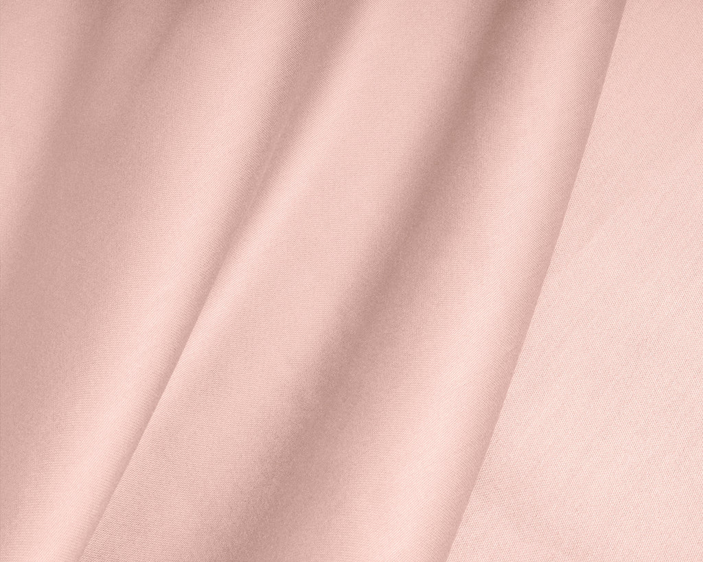 Topperhoeslaken katoensatijn T210 roze 90 x 220 cm, hoekhoogte 15 cm, voor oplegmatras