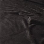 Dekbedovertrek fluweel polyester Velvet Ruffles zwart 240 x 220 cm, met ruches en kussenslopen