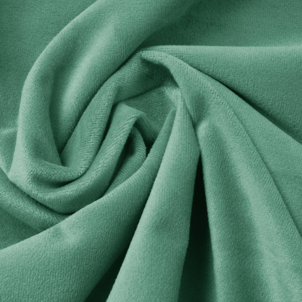 Dekbedovertrek fluweel velvet groen met ruches 200 x 220 cm, met kussenslopen voor de slaapkamer