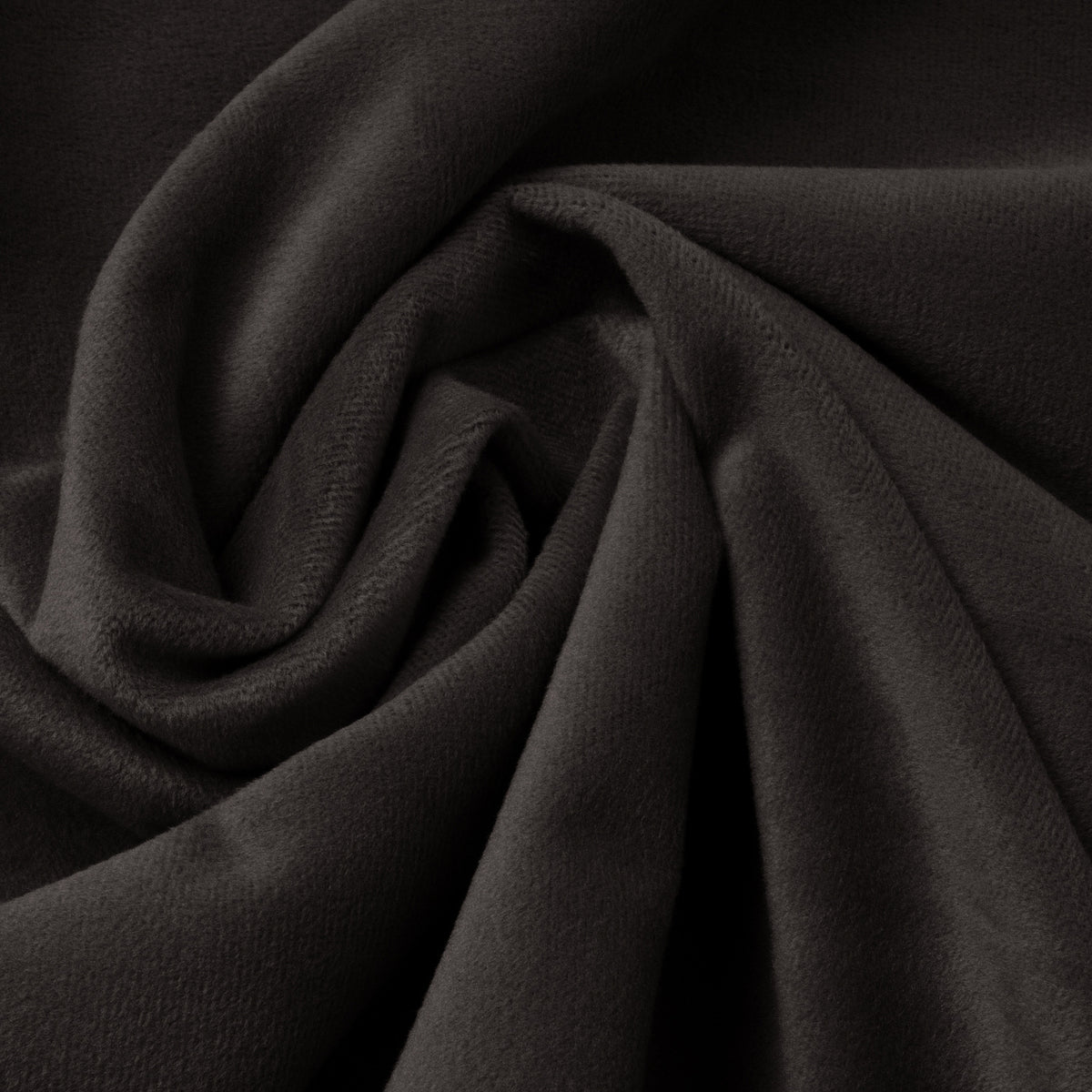 Dekbedovertrek fluweel polyester en microvezel taupe 140 x 220 cm, met kussensloop en drukknopen
