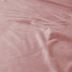 Dekbedovertrek fluweel polyester oudroze 240 x 220 cm, met velvet paspel en kussenslopen