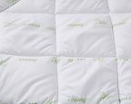 Dekbed polyester bamboe touch wit 200 x 200 cm, warmteklasse 2, holle vezelvulling, antiallergisch
