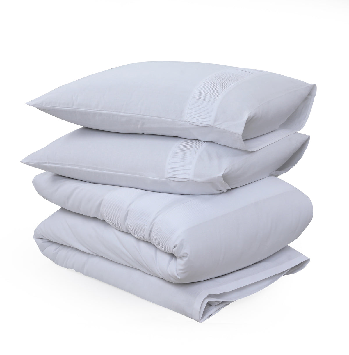 Dekbedovertrek katoen percale Bali wit 240 x 220 cm, met kussenslopen 60 x 70 cm
