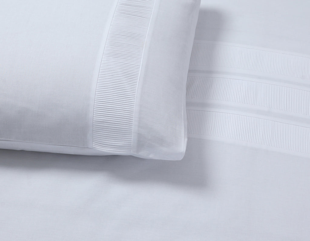 Dekbedovertrek katoen percale Bali wit 240 x 220 cm, met kussenslopen 60 x 70 cm