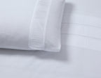 Dekbedovertrek katoen percale Bali wit 240 x 220 cm, met kussenslopen 60 x 70 cm