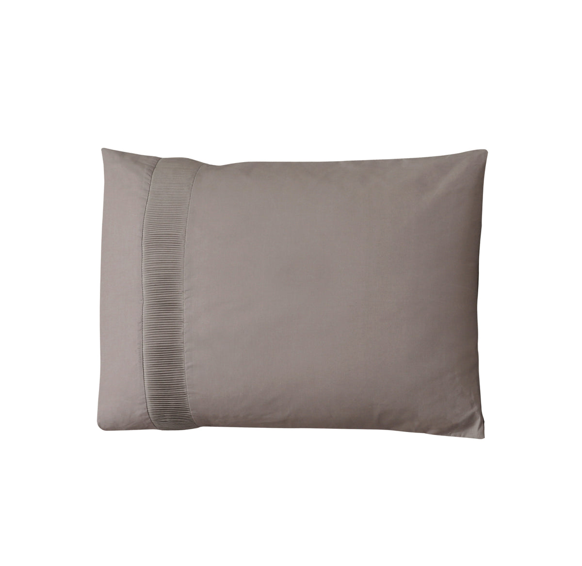 Dekbedovertrek Bali percale katoen taupe 200 x 220 cm, met 2 kussenslopen 60 x 70 cm