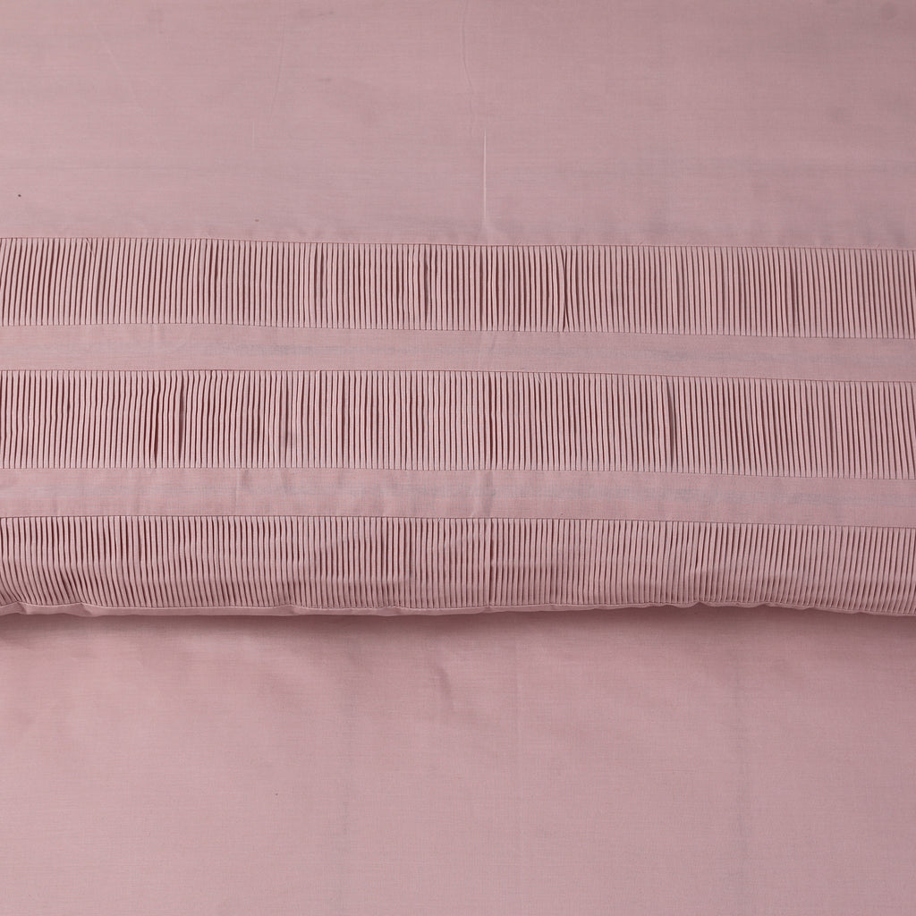 Dekbedovertrek percale katoen Bali roze 240 x 220 cm, met 2 kussenslopen 60 x 70 cm