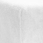 Hoeslaken teddy polyester wit 160 x 200 cm, hoekhoogte 30 cm, voor tweepersoonsbed