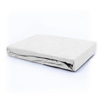 Hoeslaken teddy polyester wit 160 x 200 cm, hoekhoogte 30 cm, voor tweepersoonsbed