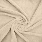 Hoeslaken teddy polyester taupe 180 x 200 cm, hoekhoogte 30 cm, voor de slaapkamer