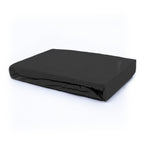Hoeslaken teddy polyester antraciet 160 x 200 cm, hoekhoogte 30 cm, voor de slaapkamer